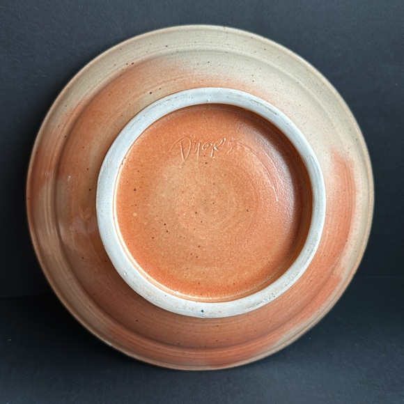 3D Gecko Lizard Studio Art Pottery Stoneware Bowl 8.5” Artist Signed Dyer - Picture 9 of 12